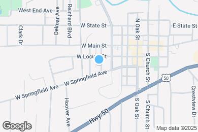 Map image of the property - 111 Lincoln Ave