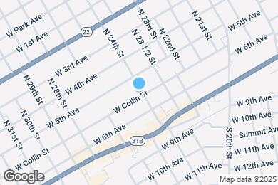 Map image of the property - 1500 W Collin St