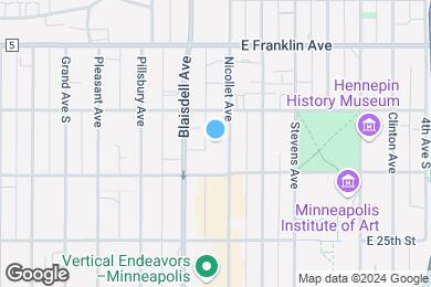 Map image of the property - 2222 Nicollet Avenue