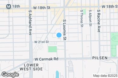 Map image of the property - 1432 W 21st St,