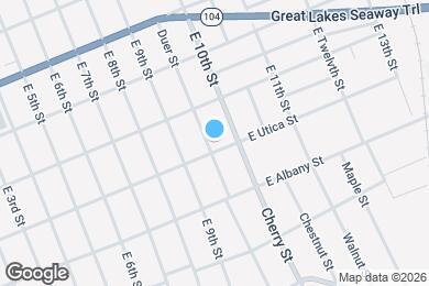 Map image of the property - 125 E Utica St