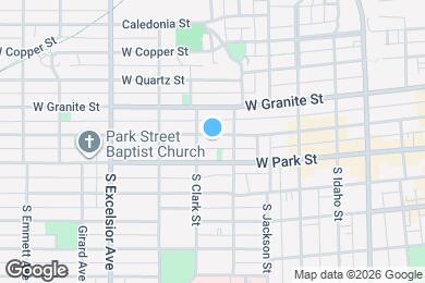 Map image of the property - 626 W Broadway St