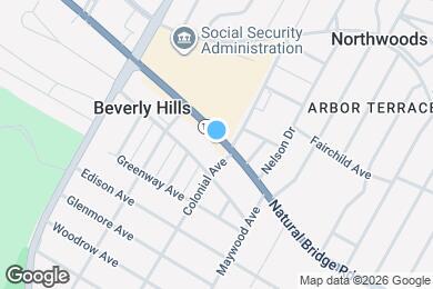 Map image of the property - 7016 Natural Bridge Rd