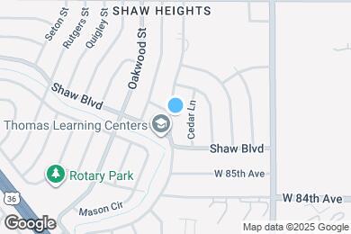 Map image of the property - 8550 Circle Dr