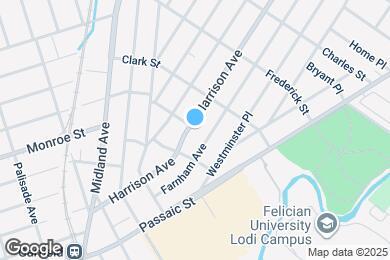 Map image of the property - 122 Harrison Ave