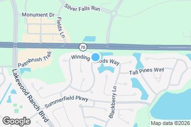 Map image of the property - 12134 Winding Woods Way