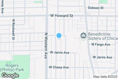 Map image of the property - 7443 N Claremont Ave