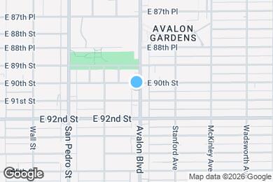 Map image of the property - 9017 Avalon Blvd