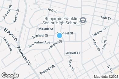 Map image of the property - 5259 Aldama St