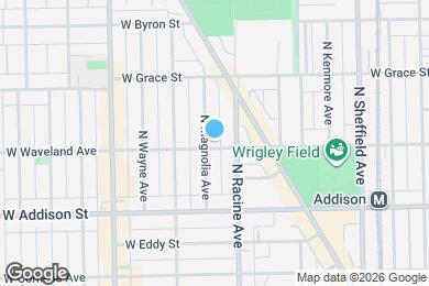 Map image of the property - 1216 W Waveland Ave
