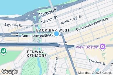 Map image of the property - 380 Commonwealth Ave