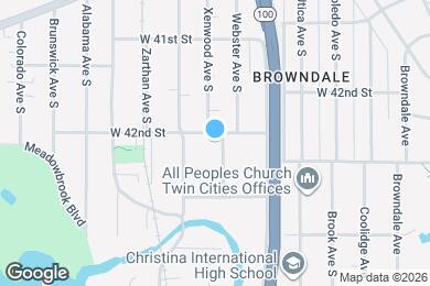 Map image of the property - 4204 Webster Ave S