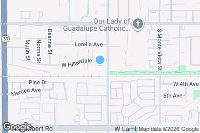 Map image of the property - 1230 W Hillandale Ave