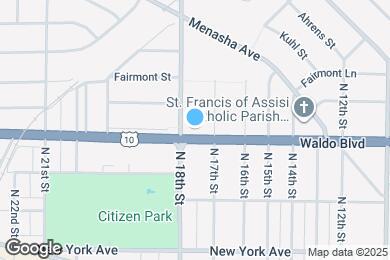 Map image of the property - 1714 Waldo Blvd