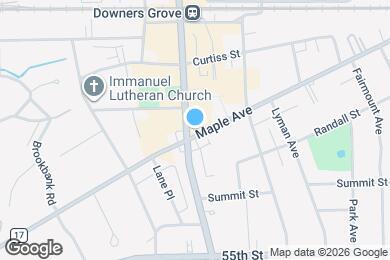 Map image of the property - 1010 Maple Ave