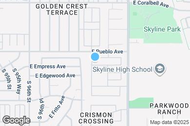 Map image of the property - 9822 E Empress Ave