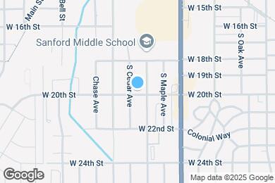 Map image of the property - 818 W 20th St