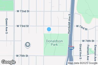 Map image of the property - 7320 Knox Ave S