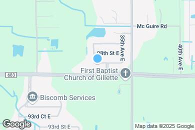 Map image of the property - 3309 97th Ln E