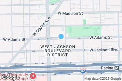 Map image of the property - 1513 W Adams St