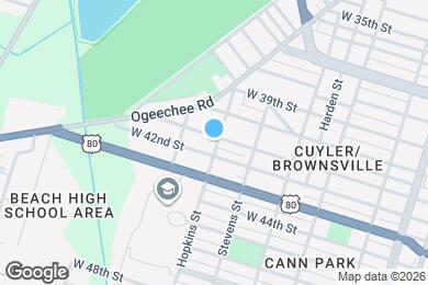 Map image of the property - 2505 Hopkins St