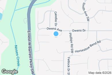Map image of the property - 2711 Candler Ct