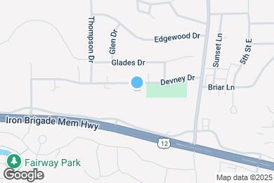 Map image of the property - 1411 Devney Dr
