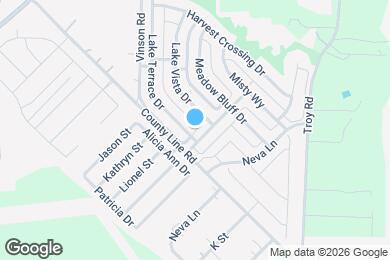 Map image of the property - 3014 Lake Terrace Dr