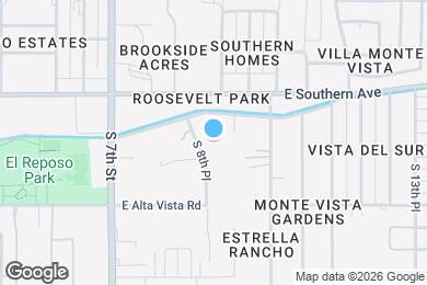 Map image of the property - 6041 S 8th Pl