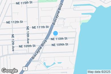 Map image of the property - 1521 NE 110th St