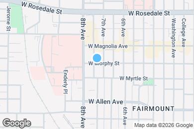 Map image of the property - 1509 W Morphy St