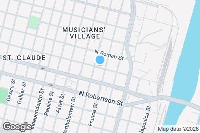 Map image of the property - 4119 N Derbigny St