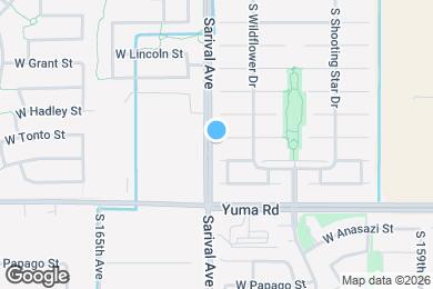 Map image of the property - 16285 W Tonto St