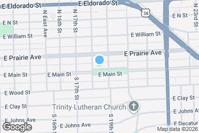 Map image of the property - 1828 E Main St