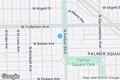 Map image of the property - 2308 N Kedzie Blvd