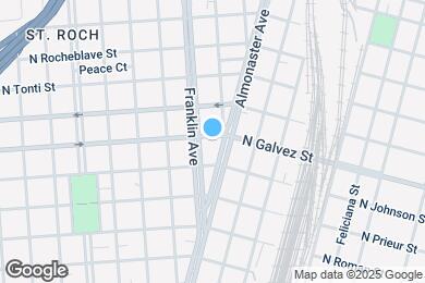 Map image of the property - 2614 N Galvez St