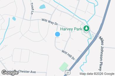 Map image of the property - 1680 Witt Hill Dr