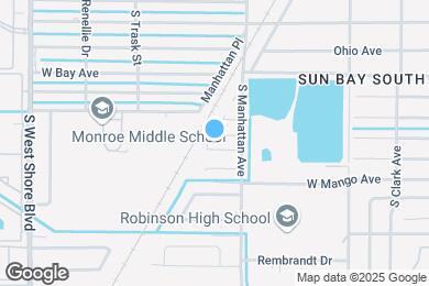 Map image of the property - Sun Bay Palms at South Tampa