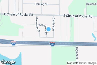 Map image of the property - 26 Moorland Dr
