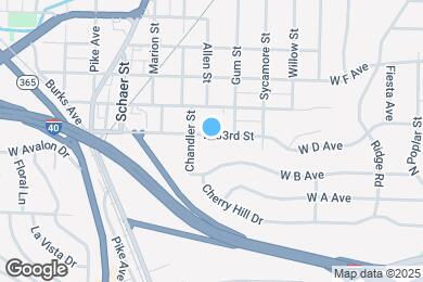 Map image of the property - 624 W 33rd St