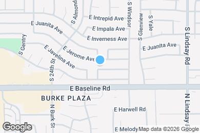 Map image of the property - 2520 E Javelina Ave