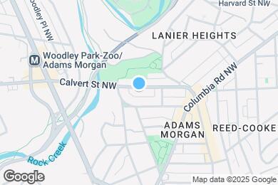 Map image of the property - 1936 Calvert St NW