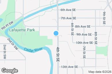 Map image of the property - 1002 4th St SE