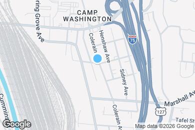 Map image of the property - 2873 Colerain Ave