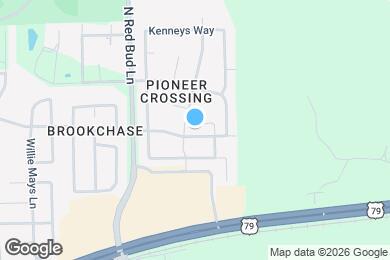 Map image of the property - 3350 Pioneer Crossing Dr