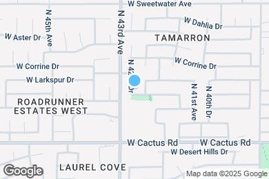 Map image of the property - 12425 N 42nd Dr