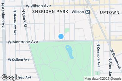 Map image of the property - 1256 W Montrose Ave