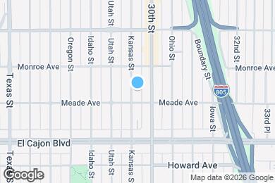 Map image of the property - 4425 Kansas St
