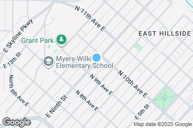 Map image of the property - 920 E 9th St