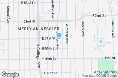 Map image of the property - 903 E 51st St